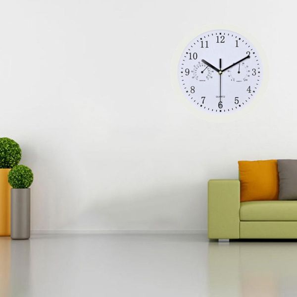 wall clock with and hygrometer non-ticking accurate battery operated hanging clock for home office (white)
wall clock with and hygrometer non-ticking accurate battery operated hanging clock for home office (white)