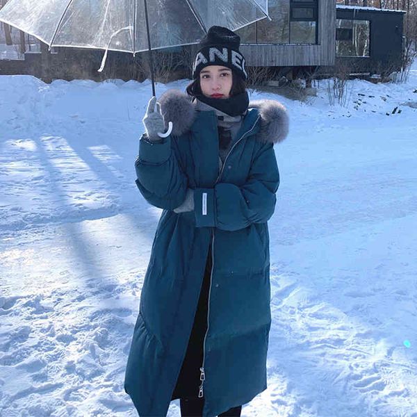 women's parkas down ladies jacket 2021 net red beibei same large wool collar bubble sleeve long knee loose winter trend, Black
women's parkas down ladies jacket 2021 net red beibei same large wool collar bubble sleeve long knee loose winter trend, Black