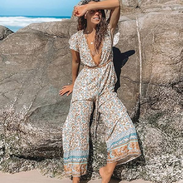 2021 new women ruffle sleeve v-neck wide leg summer jumpsuit floral print romper beach playsuit gypsy jumpsuits 2fam, Black;white
2021 new women ruffle sleeve v-neck wide leg summer jumpsuit floral print romper beach playsuit gypsy jumpsuits 2fam, Black;white