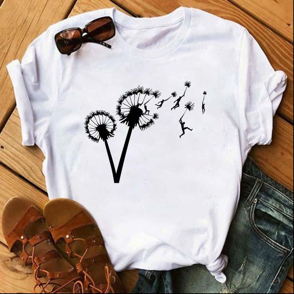 kawaii women t shirt casual dandelion printed shirt women round neck loose harajuku white t shirt korean style clothes
kawaii women t shirt casual dandelion printed shirt women round neck loose harajuku white t shirt korean style clothes