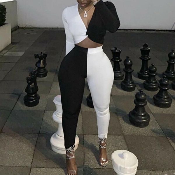 elegant women clubwear 2 pcs set patchwork playsuit bodycon party jumpsuit romper office ladies v neck casual clothes set, Gray
elegant women clubwear 2 pcs set patchwork playsuit bodycon party jumpsuit romper office ladies v neck casual clothes set, Gray