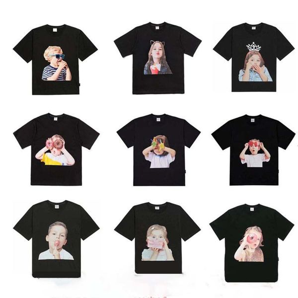 korean trendy adlv short sleeved men's and women's doughnuts children's stars the same couple's trend loose t-shirt, White;black
korean trendy adlv short sleeved men's and women's doughnuts children's stars the same couple's trend loose t-shirt, White;black