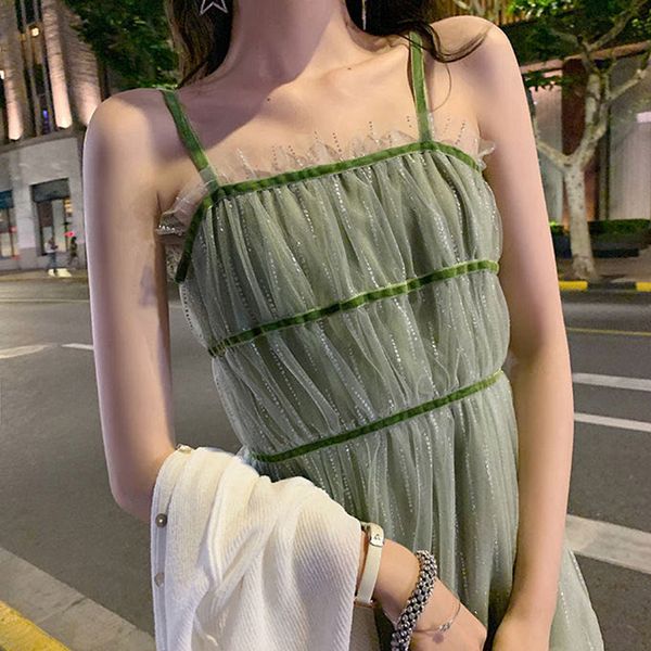 2021 new summer avocado green off shoulder slim spaghetti strap women long es female elegant mesh beach ruffle edzl, Black;gray
2021 new summer avocado green off shoulder slim spaghetti strap women long es female elegant mesh beach ruffle edzl, Black;gray