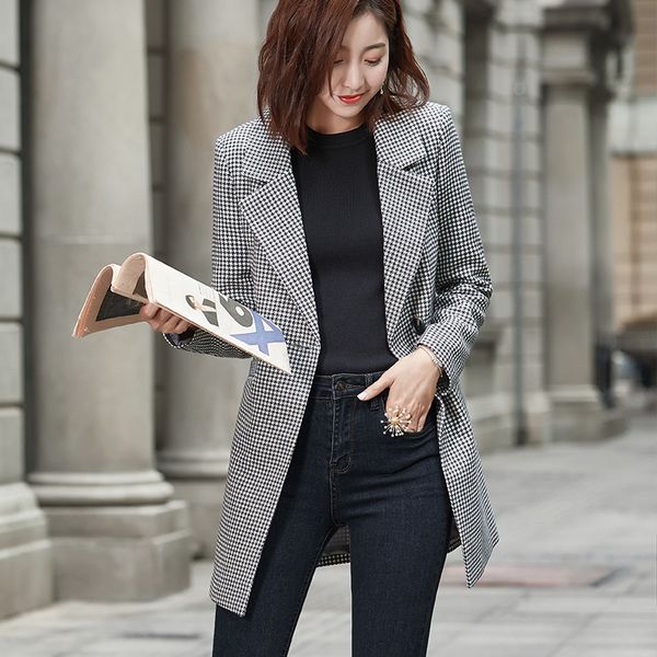 autumn and winter new section of small female long-sleeved retrotemperate jacket women professional b8ow, White;black
autumn and winter new section of small female long-sleeved retrotemperate jacket women professional b8ow, White;black
