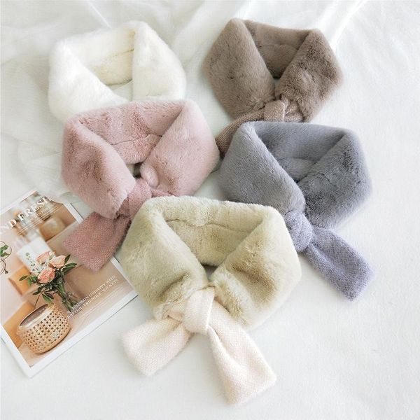 scarves black white pink scarf for ladies thick warm neck collar faux fur muffler women girls long skinny, Blue;gray
scarves black white pink scarf for ladies thick warm neck collar faux fur muffler women girls long skinny, Blue;gray