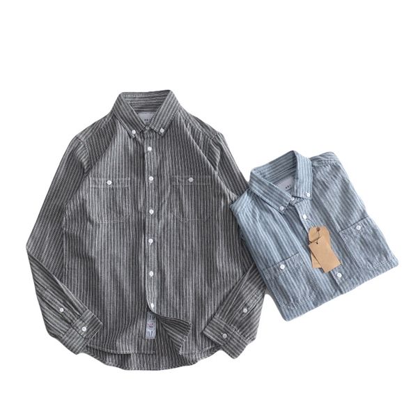 shirt men autumn and winter new dark stripe youth leisure long sleeve shirt men's, White;black
shirt men autumn and winter new dark stripe youth leisure long sleeve shirt men's, White;black