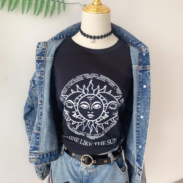 women's t-shirt starqueen-jbh shine like the sun grunge quote women funny graphic fashion vintage aesthetic hipster tee, White
women's t-shirt starqueen-jbh shine like the sun grunge quote women funny graphic fashion vintage aesthetic hipster tee, White