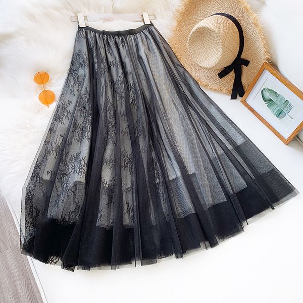 sherhure 2021 high waist women will see layers mesh skirts floral lace skirt falter impression of womanly jupe g1n0, Black
sherhure 2021 high waist women will see layers mesh skirts floral lace skirt falter impression of womanly jupe g1n0, Black