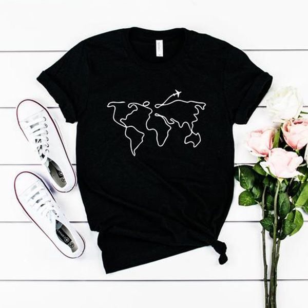 women's t-shirt travel women wanderlust adventure tee summer fashion vacation graphic t shirts 90s aesthetic clothes oversized top, White
women's t-shirt travel women wanderlust adventure tee summer fashion vacation graphic t shirts 90s aesthetic clothes oversized top, White