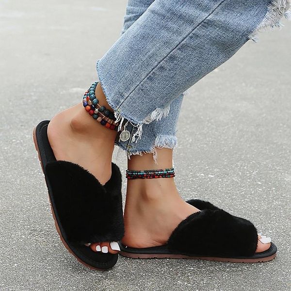 slippers 2021 winter plush love cotton house indoor warm plus size fur comfort slides women home shoes, Black
slippers 2021 winter plush love cotton house indoor warm plus size fur comfort slides women home shoes, Black
