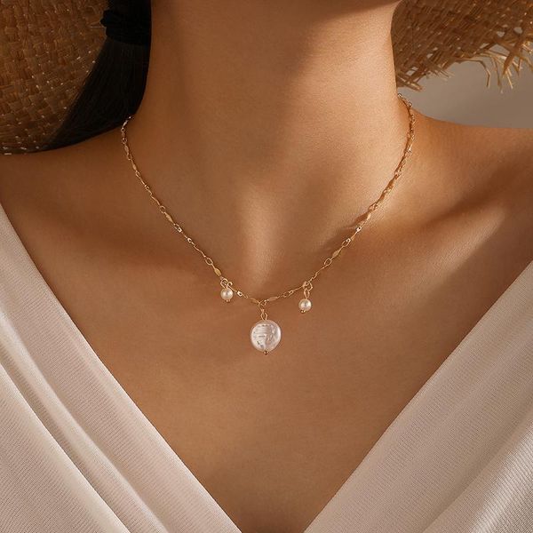 trendy pearl clavicle chains for women charming gold color metal alloy choker necklace girls wedding jewelry gifts 15356, Golden;silver
trendy pearl clavicle chains for women charming gold color metal alloy choker necklace girls wedding jewelry gifts 15356, Golden;silver