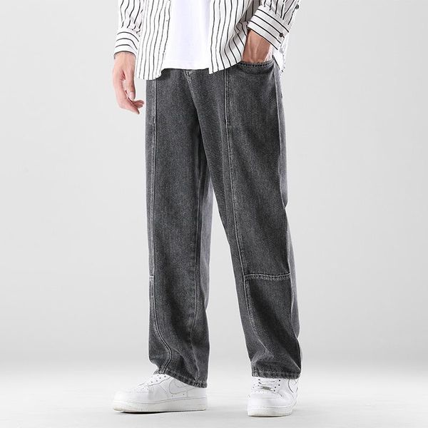 men's jeans 2021 men baggy autumn winter fashion straight casual wide leg pants trendy man streetwear hip hop trousers -5xl, Blue
men's jeans 2021 men baggy autumn winter fashion straight casual wide leg pants trendy man streetwear hip hop trousers -5xl, Blue