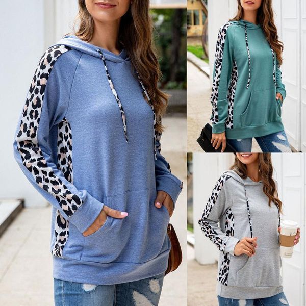 2019 women casual pullover hoodies coat women leopard pocket long sleeve hoodies sweatshirt pullover shirt blouse1, Black
2019 women casual pullover hoodies coat women leopard pocket long sleeve hoodies sweatshirt pullover shirt blouse1, Black