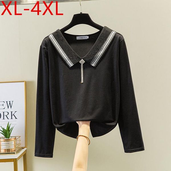 plus size t-shirt missfansiqi autumn women rhinestone v neck long sleeve cotton black large loose casual tees 2xl 3xl 4xl
plus size t-shirt missfansiqi autumn women rhinestone v neck long sleeve cotton black large loose casual tees 2xl 3xl 4xl