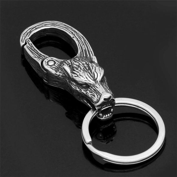 keychains silver color lobster clasp clips key hook wolf head keychain split keyfob holder ring men women stainless steel jewelry gift
keychains silver color lobster clasp clips key hook wolf head keychain split keyfob holder ring men women stainless steel jewelry gift