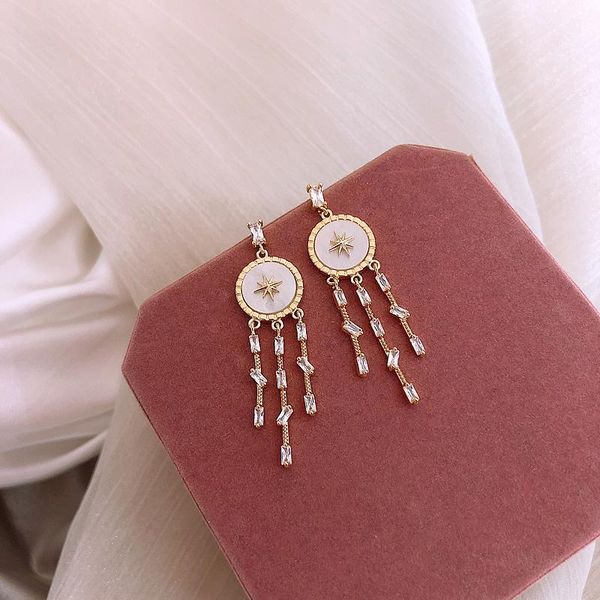 stud french earrings court styleround long bar tassels crystal stone korean style fashion jewelry, Golden;silver
stud french earrings court styleround long bar tassels crystal stone korean style fashion jewelry, Golden;silver
