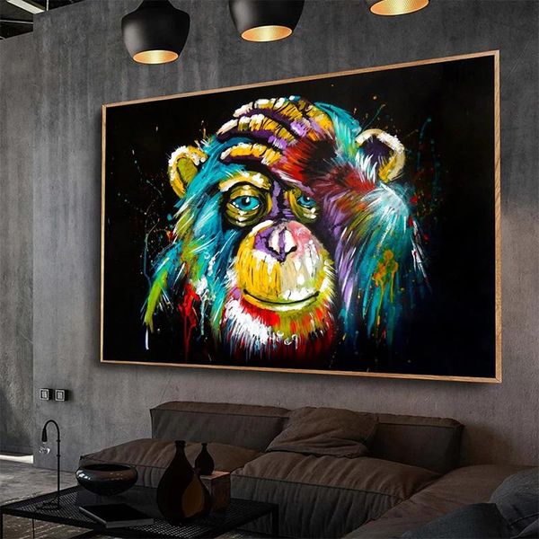 paintings abstract animal poster watercolor art painting thinking monkey wall canvas print frameless living room home decoration
paintings abstract animal poster watercolor art painting thinking monkey wall canvas print frameless living room home decoration