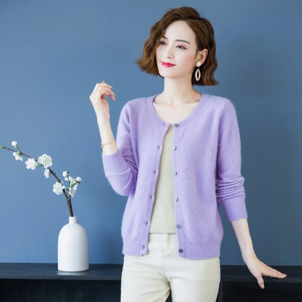 women's knits & tees mink cashmere sweater round neck cardigan soft knitted bottoming shirt 2021 autumn and winter lazy wind keep warm, White
women's knits & tees mink cashmere sweater round neck cardigan soft knitted bottoming shirt 2021 autumn and winter lazy wind keep warm, White