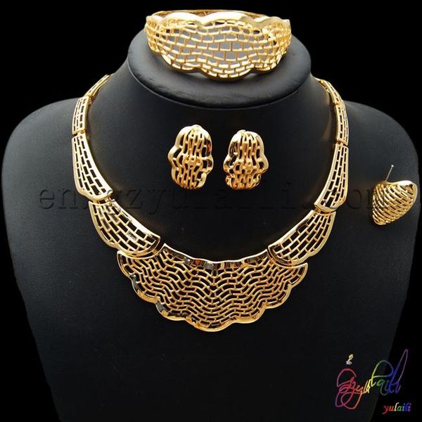 earrings & necklace yulaili fashion jewelry set western style flamboyance, Silver
earrings & necklace yulaili fashion jewelry set western style flamboyance, Silver