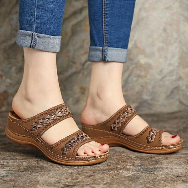 sandals woman shoes summer comfortable women wedges platform casual non-slip roman women's beach soft female loafers, Black
sandals woman shoes summer comfortable women wedges platform casual non-slip roman women's beach soft female loafers, Black