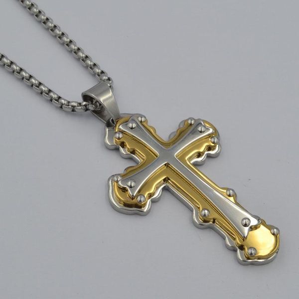 pendant necklaces sunnerlees stainless steel jesus christ cross necklace beads link chain silver color gold plated men sp114
pendant necklaces sunnerlees stainless steel jesus christ cross necklace beads link chain silver color gold plated men sp114
