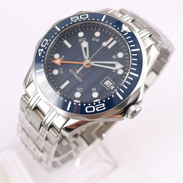 wristwatches 41mm self winding men's watch automatic ceramic bezel gmt movement sapphire glass steel strap date window, Slivery;brown
wristwatches 41mm self winding men's watch automatic ceramic bezel gmt movement sapphire glass steel strap date window, Slivery;brown