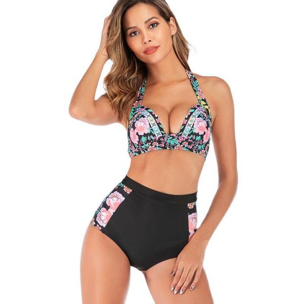 women's swimwear 2021 women print swinmsuit backless push up high waist bikini female bandage bathing suit plus size xxxl, White;black
women's swimwear 2021 women print swinmsuit backless push up high waist bikini female bandage bathing suit plus size xxxl, White;black