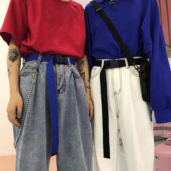 belts 1pcs adults adjustable all-match belt korean style canvas vintage plastic buckle elastic solid color long waistband, Black;brown
belts 1pcs adults adjustable all-match belt korean style canvas vintage plastic buckle elastic solid color long waistband, Black;brown