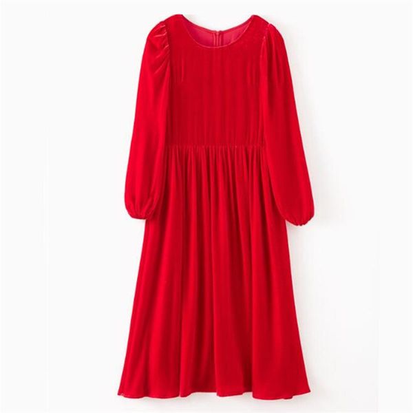plus size dresses designed women velvet dress autumn retro long lantern sleeve o-neck elegant solid korean holiday l-7xl 8xl, Black
plus size dresses designed women velvet dress autumn retro long lantern sleeve o-neck elegant solid korean holiday l-7xl 8xl, Black