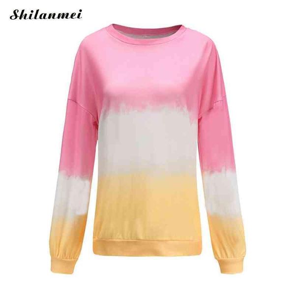 women's t-shirt plus size basic t-shirts women 2021 color patchwork tshirts long sleeve sweet jumpers large tie dye for 4xl 5xl, White
women's t-shirt plus size basic t-shirts women 2021 color patchwork tshirts long sleeve sweet jumpers large tie dye for 4xl 5xl, White