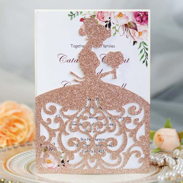 greeting cards 20pcs/set wedding invitations glitter girl card invite envelopes bridal engagement party supplies
greeting cards 20pcs/set wedding invitations glitter girl card invite envelopes bridal engagement party supplies