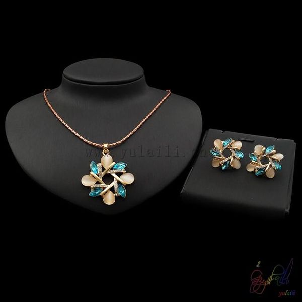 earrings & necklace yulaili with bohemia taste colourful flower two jewelry sets in party show, Silver
earrings & necklace yulaili with bohemia taste colourful flower two jewelry sets in party show, Silver