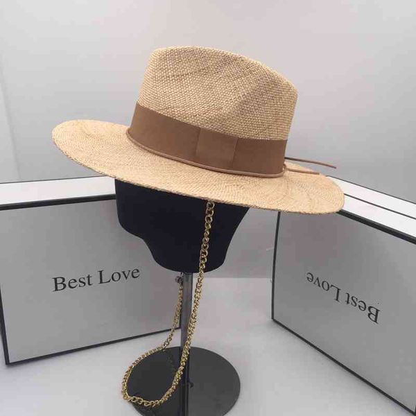 wide brim hats hat chain european and american fashion sun for women straw summer french style pi28, Blue;gray
wide brim hats hat chain european and american fashion sun for women straw summer french style pi28, Blue;gray