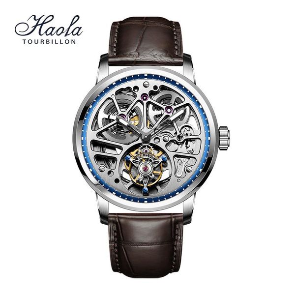 wristwatches haofa skeleton automatic tourbillon movement watches mens 2021 self-wind sapphire mechanical watch for men hollow, Slivery;brown
wristwatches haofa skeleton automatic tourbillon movement watches mens 2021 self-wind sapphire mechanical watch for men hollow, Slivery;brown