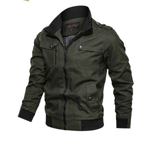 men's jackets autumn and winter casual solid jacket zipper pocket stand collar large coat pure cotton thin top, Black;brown 
men's jackets autumn and winter casual solid jacket zipper pocket stand collar large coat pure cotton thin top, Black;brown