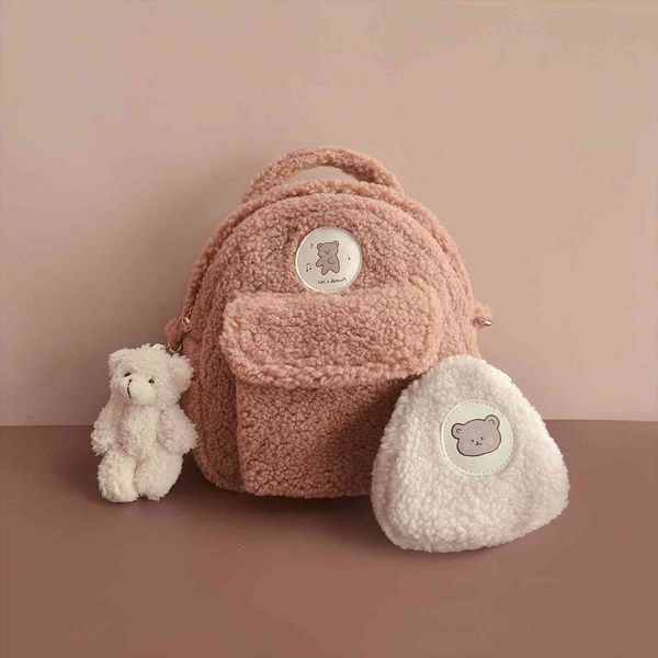 small bear backpack bags women fashion plush college style cute backbag portable schoolbag kavaii casual girls mini bag
small bear backpack bags women fashion plush college style cute backbag portable schoolbag kavaii casual girls mini bag