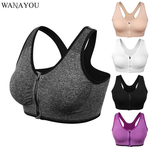 yoga outfit wanayou zipper bra s-xl women padded sports breathable workout running fitness gym shirts t-shirt
yoga outfit wanayou zipper bra s-xl women padded sports breathable workout running fitness gym shirts t-shirt