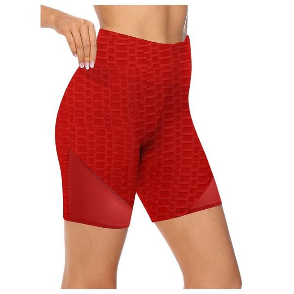 women's shorts mesh gym high waist with pockets abdomen control training running sport short pants, White;black
women's shorts mesh gym high waist with pockets abdomen control training running sport short pants, White;black