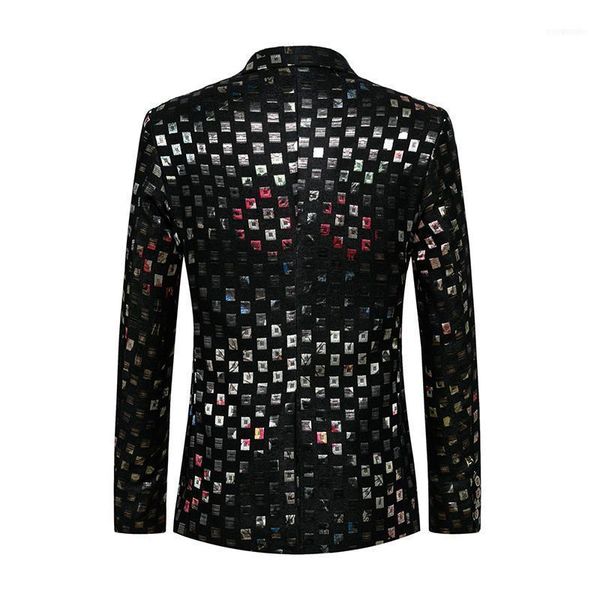 men's suits & blazers 100%real luxury mens black golden embroidery check pattern jacket club/stage performance/studio/asia size/this is, White;black
men's suits & blazers 100%real luxury mens black golden embroidery check pattern jacket club/stage performance/studio/asia size/this is, White;black