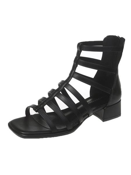 sandals roman women 2021 thick with summertime joker peep-toe fairy after wind hollow out zipper high heel shoes, Black
sandals roman women 2021 thick with summertime joker peep-toe fairy after wind hollow out zipper high heel shoes, Black