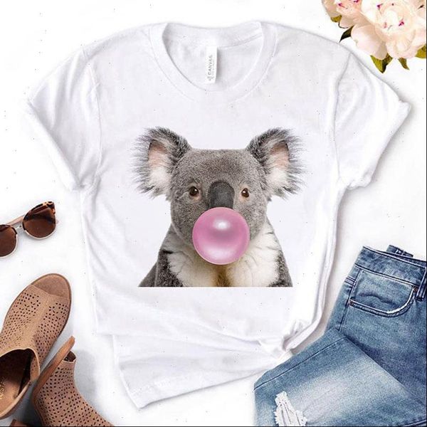 womens t shirt koala chewing gum casual harajuku t shirt printing female t shirt o neck to his wife yong girl top, White
womens t shirt koala chewing gum casual harajuku t shirt printing female t shirt o neck to his wife yong girl top, White