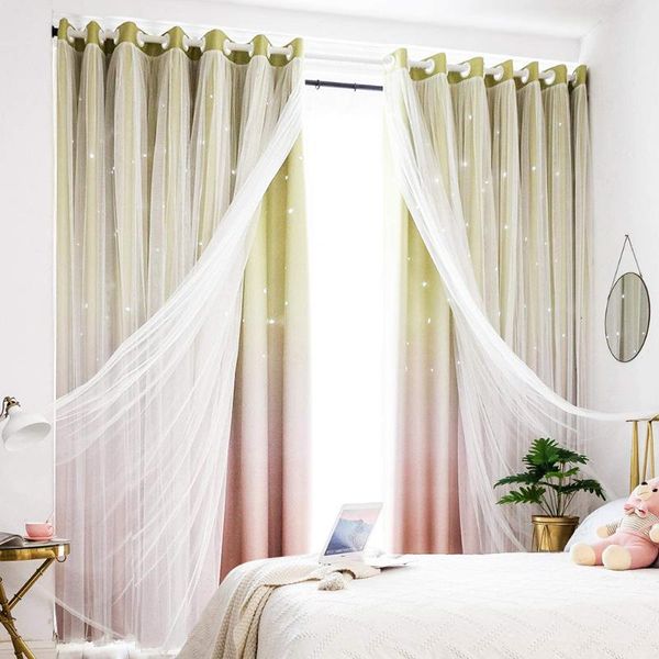 curtain & drapes gradient color curtains for living room bedroom kitchen home at window sheer panels colorful double layer star
curtain & drapes gradient color curtains for living room bedroom kitchen home at window sheer panels colorful double layer star