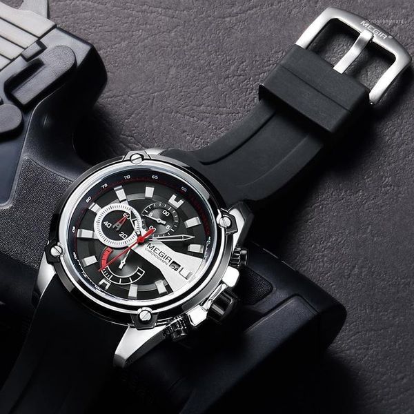 wristwatches megir chronograph men sport watch male silicone date quartz watches mens luminous waterproof relogio masculino 208, Slivery;brown
wristwatches megir chronograph men sport watch male silicone date quartz watches mens luminous waterproof relogio masculino 208, Slivery;brown