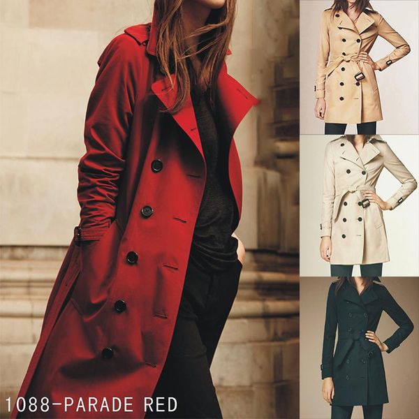 women's trench coats 1088# ladies plaid long sleeve knight wrapped waist design mid-length dress slim lapel windbreaker, Tan;black
women's trench coats 1088# ladies plaid long sleeve knight wrapped waist design mid-length dress slim lapel windbreaker, Tan;black