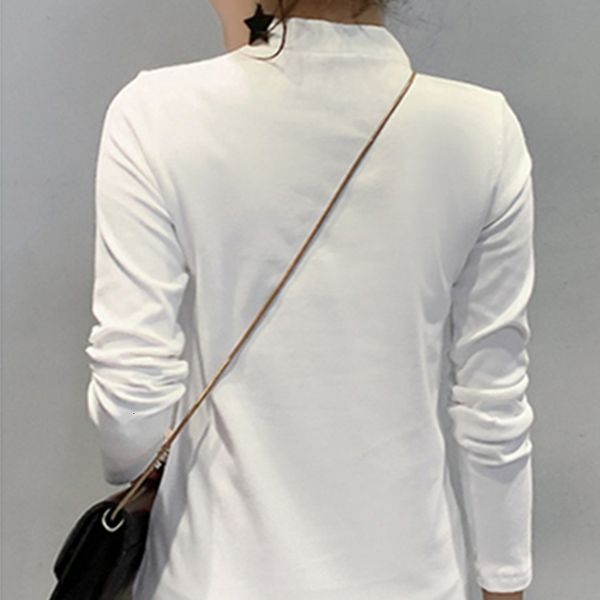 2021 new fall winter european clothes t-shirt fashion print pullover ropa mujer casual cotton with fleece bottoming shirt t00801a yqg5, White
2021 new fall winter european clothes t-shirt fashion print pullover ropa mujer casual cotton with fleece bottoming shirt t00801a yqg5, White