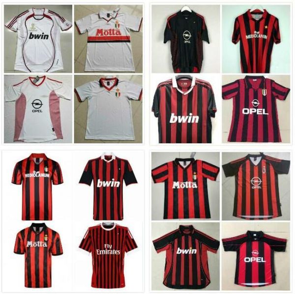 91 92 1996 1997 2000 01 2002 2003 2005 2006 2007 09 10 retro ac soccer jersey kaka maldini inzaghi pirlo milan vintage football shirt, Black;yellow
91 92 1996 1997 2000 01 2002 2003 2005 2006 2007 09 10 retro ac soccer jersey kaka maldini inzaghi pirlo milan vintage football shirt, Black;yellow