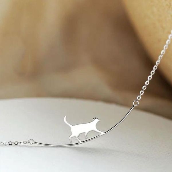 chains 925 silver cat curved necklace simple personality pendant clavicle chain necklaces for women jewelry gift wholesale
chains 925 silver cat curved necklace simple personality pendant clavicle chain necklaces for women jewelry gift wholesale