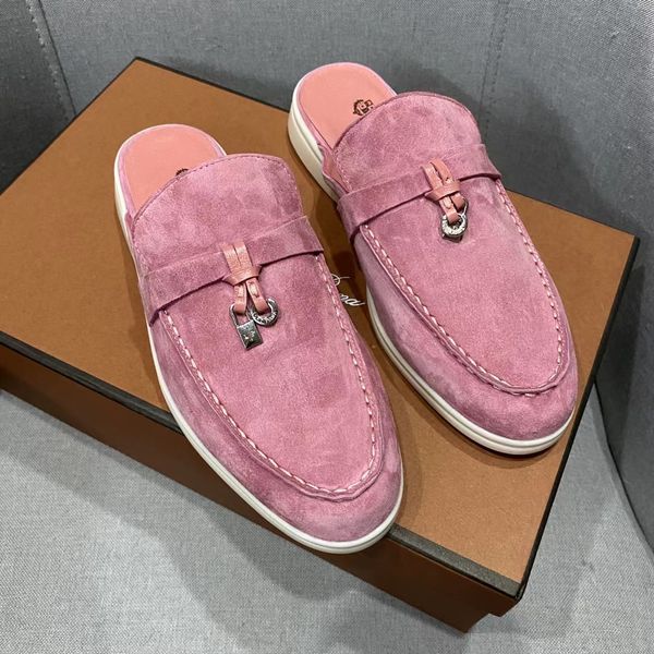 lp piana summer charms embellished walk suede slippers luxe lounge mules shoes genuine leather casual slip-on flats for women luxury designe, Black
lp piana summer charms embellished walk suede slippers luxe lounge mules shoes genuine leather casual slip-on flats for women luxury designe, Black