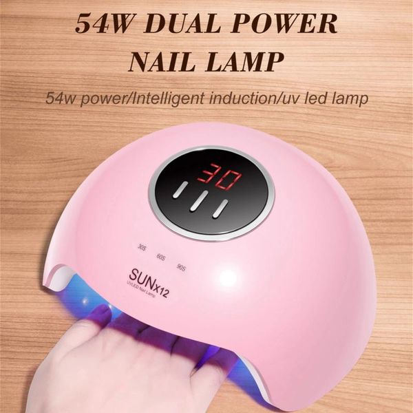 nail dryers 54w led uv lamp gel lacquer dryer gelpolish curing light sun manicure lamps art tool
nail dryers 54w led uv lamp gel lacquer dryer gelpolish curing light sun manicure lamps art tool
