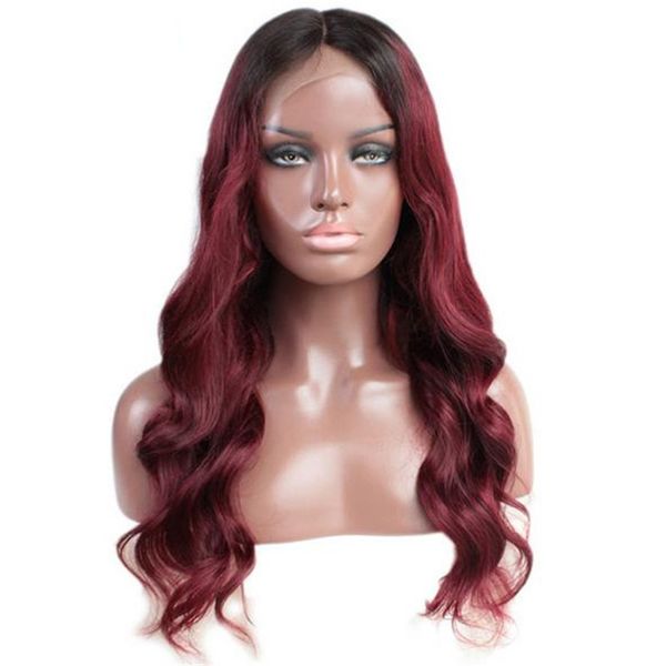 99j ombre wavy hair virgin peruvian human hair high ponytail lace front wigs dark roots, Black;brown
99j ombre wavy hair virgin peruvian human hair high ponytail lace front wigs dark roots, Black;brown